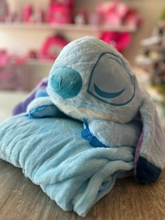 MANTA + ALMOHADA STITCH/ÁNGELA - comprar online