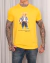 Camiseta Ralph Lauren básica amarela modelo urso