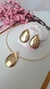 CONJUNTO GOTA (CHOKER ARO + BRINCO)