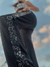 conjunto campera y pantalon con brillo foil y cierre en bolsillos - comprar online