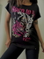 remera Tigre fucsia fondo negro - comprar online