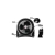 Ventilador Turbo Eiffel E-512 12" 70W Negro en internet