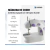 Mini Maquina de Coser Suono HOG0054 220V Blanca y Violeta - comprar online
