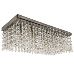 Lustre de Cristais Acrílicos Retangular - 18x40 (COD. RLX029)