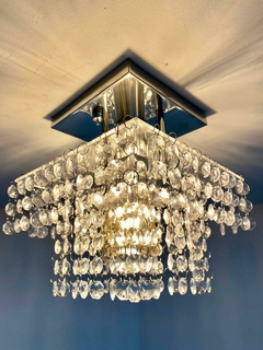Luminária Cristal e base em acrílico - 20x20 (COD. RLX002)