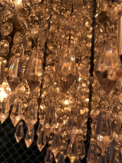 Lustre De Cristal Acrílico - 40x40 (COD. RLX102B) - loja online