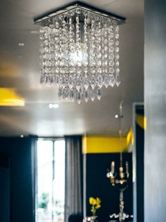Lustre de Cristal Acrílico - 20X20 (COD. RLX020) - loja online
