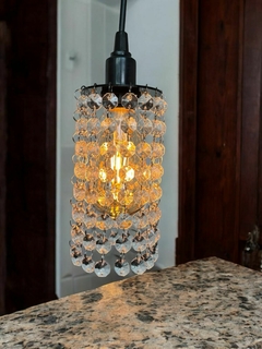 Lustre Pendente em Acrílico - 1 Lâmpada E27 (Cod. RLX010)