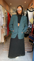 Blazer Pied Pule Azul Petróleo - loja online
