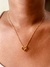 Conjunto Coração Folheado Em Ouro 18K