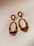 Brinco Martelado Folheado Em Ouro 18k - comprar online