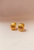 Brinco Texturado Folheado Em Ouro 18k - comprar online