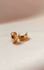 Brinco Argola Pequena Com Detalhes No Meio Folheada Em Ouro 18k
