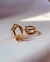 Brinco De Argola Tripla Pequena Folheada Em Ouro 18k
