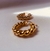 Brinco De Argola Click Com Design Torcido Folheado Em Ouro 18k - comprar online