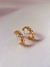 Brinco De Argola Pequena Detalhes Escama De Peixe Folheada Em ouro 18k na internet
