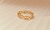 Anel Infinito Folheado Em Ouro 18k na internet