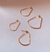 Kit De Argolas Folheado Em Ouro 18k