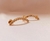 Brinco Ear Cuff Cravejado Folheado Em Ouro 18k na internet