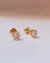 Brinco Ponto De Luz Folheado Em Ouro 18k
