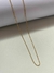 Colar Elos De Bolinha Folheado Em Ouro 18K