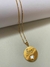 Colar Medalha Luz Folheado Em Ouro 18k - comprar online