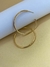 Brinco De Argola Folheado Em Ouro 18k