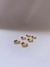 Trio Argola Oval Pequena Folheada Em Ouro 18k