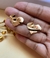 Brinco Coração Folheado em Ouro 18k - comprar online