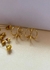 Brinco Argola 3 Fios Folheado Em Ouro 18k