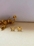 Brinco De Borboleta Folheado Em Ouro 18k