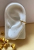 Piercing Fake Folheado Em Ouro 18k