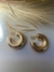 Argola Turbo Lory Folheado Em Ouro 18k