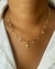 Colar Choker Estrela Semijoia Folheado Em Ouro 18k na internet