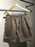 SHORTS SARJA MARROM CLARO