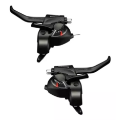PAR DE MANIJAS SHIMANO TOURNEY EF41 3X7 INTEGRADAS