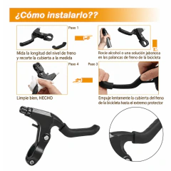FUNDA SILICONA MANIJA FRENO MONOPATIN BICICLETA SET X2 - tienda online