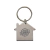 Chaveiro de Metal Personalizado Plaquinha em Formato de Casa - comprar online
