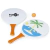 Kit Frescobol Personalizado de MDF