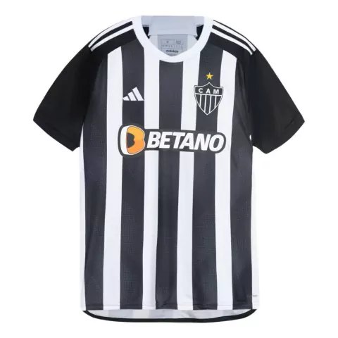 Camisa Atlético Mineiro I 2024/2025 Adidas Preta e Branca - Torcedor
