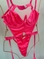 Body elegant rosa fosfo - Sexyluna.lenceria