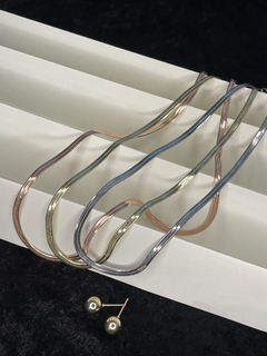 Collar triple distintos tonos. - comprar en línea