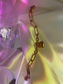 PULSERA DE CORAZÓN INFLADO. - comprar en línea