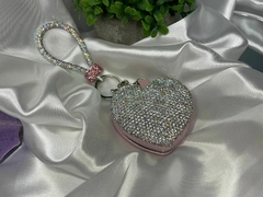 LLAVERO CON ESPEJO DE CORAZÓN