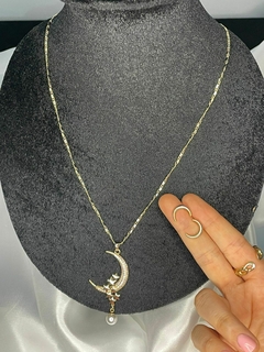 CADENA CON DIJE DE LUNA Y ESTRELLAS - comprar en línea