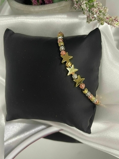 PULSERA DE 3 COLORES CON ESTRELLAS - comprar en línea