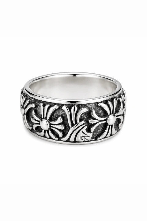 Anillo GOTHIC CROSS BAND