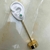 Brinco Isla Redondo Dourado com Verde - comprar online