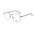 Armação de Óculos de Grau Feminino Redondo de Metal. Modelo Aurora