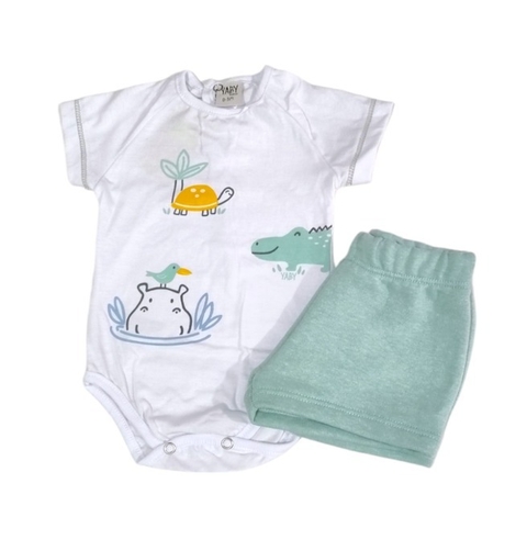 Conjunto HIPO - ALGODON RUSTICO- Body y sort